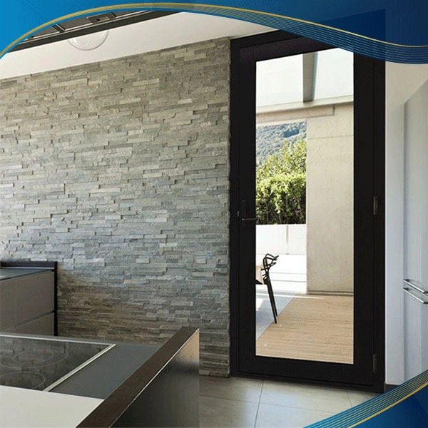 Cửa đi nhựa uPVC 1 cánh mở trong được dùng cho phòng vệ sinh