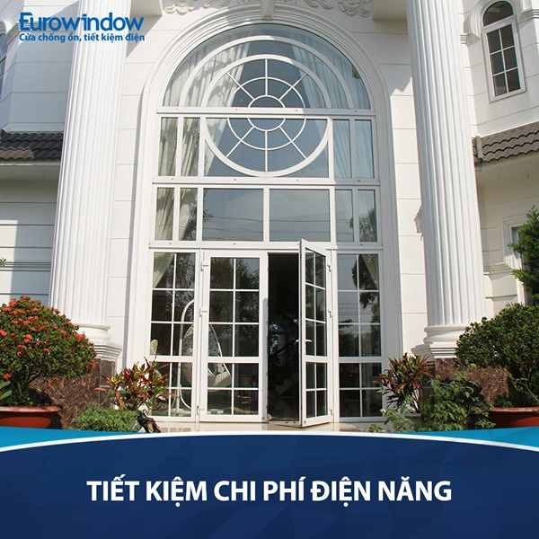 Eurowindow lắp đặt cửa nhựa lõi thép 2 cánh mở quay tại Hồ Chí Minh