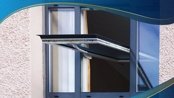 Cửa sổ hất một cánh thường được ứng dụng tại công trình cao ốc, căn hộ, chung cư