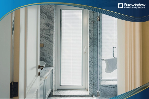 Cửa nhựa uPVC dễ dàng vệ sinh