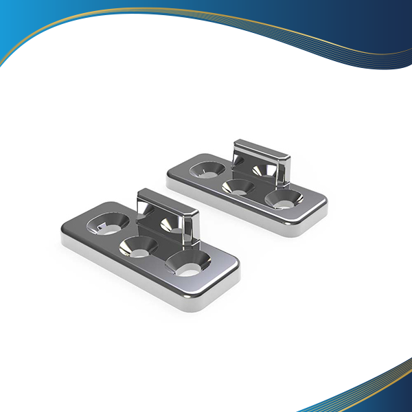 Vấu hãm được lắp đặt tại hệ cửa trượt 2 và 4 cánh
