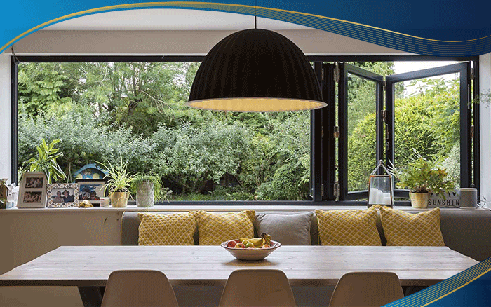 Cửa sổ lùa xếp trượt 3 cánh