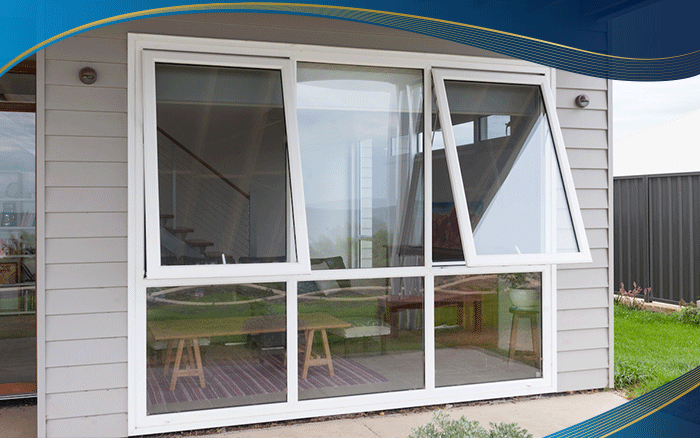 Cửa nhựa uPVC 2 cánh màu trắng mở hất thường dùng trong những căn phòng nhỏ có thiết kế hiện đại. Hệ gioăng EPDM đảm bảo độ kín khít, chống nước hiệu quả