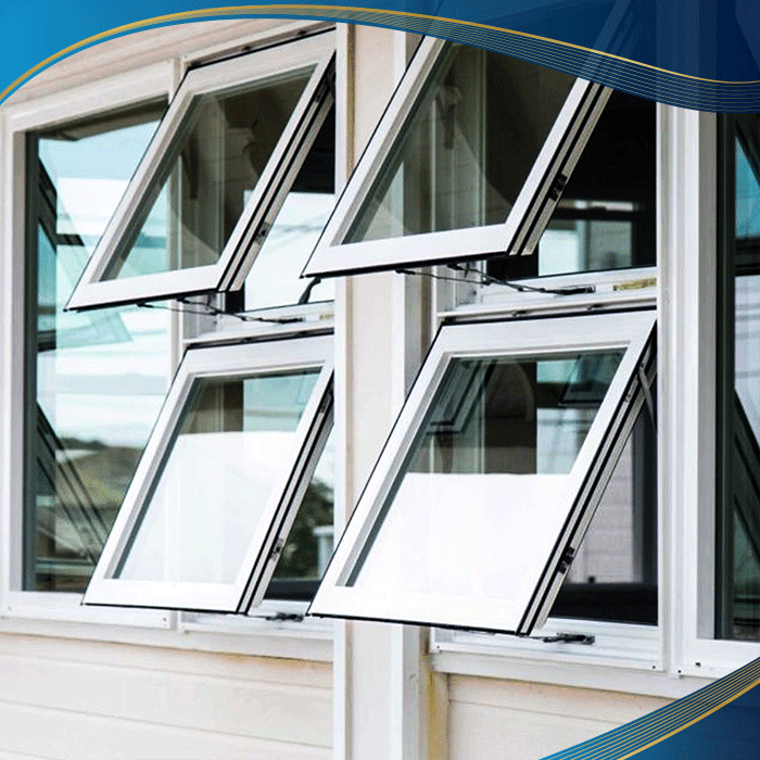 Cửa sổ uPVC màu trắng 4 cánh sử dụng trong không gian hiện đại, sang trọng giúp người dùng thoải mái đóng mở theo ý muốn. 
