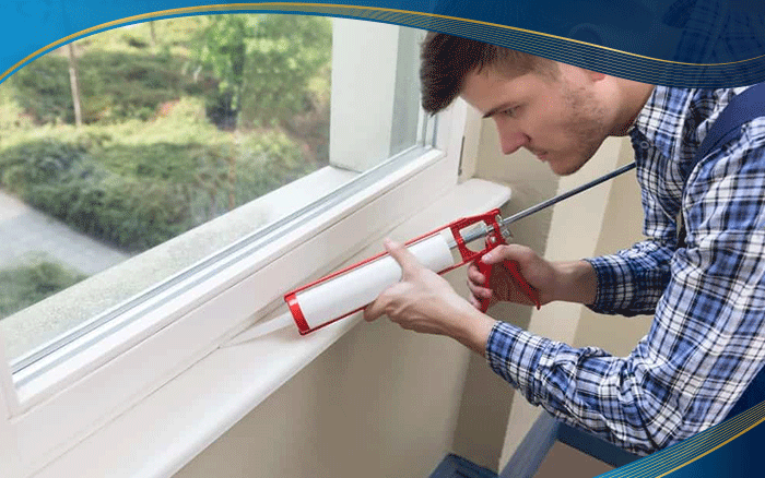 Keo dán silicone là loại keo phổ biến dùng cho cửa sổ mở trượt