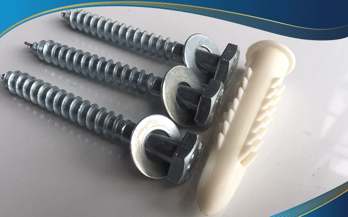 Ốc vít được lắp đặt tại cửa sổ mở trượt thường được làm bằng thép và phủ lớp dầu chống gỉ