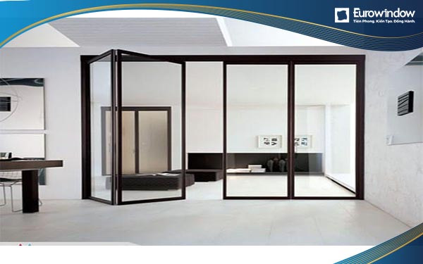 Cửa lùa xếp trượt 4 cánh