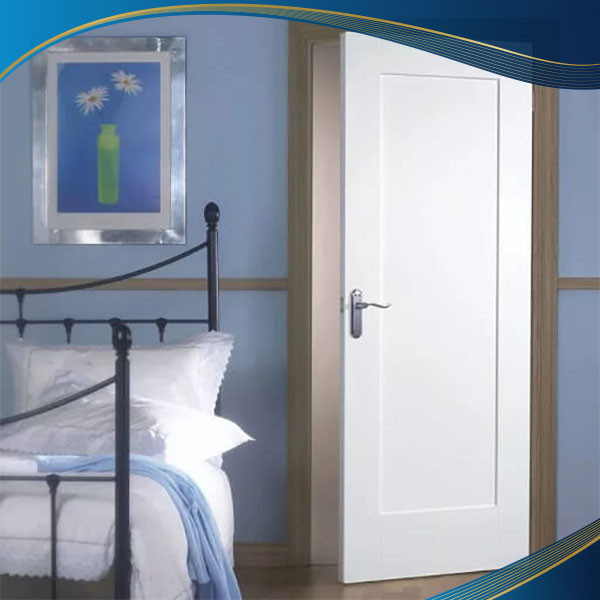 Cửa nhôm 1 cánh phòng ngủ Pano màu trắng