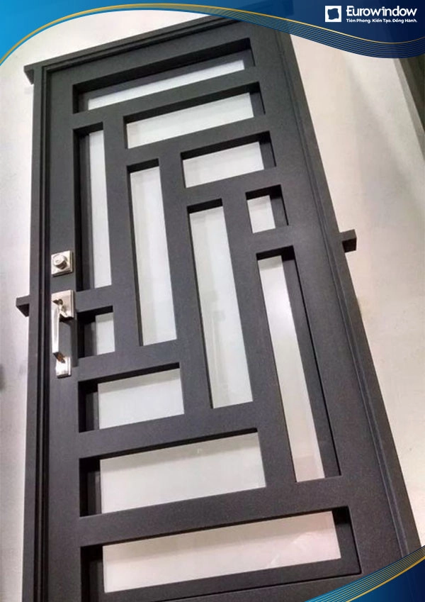 Cửa ô chia ô lệch cách điệu