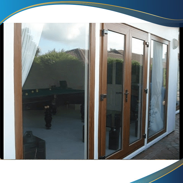 Cửa nhựa lõi thép 2 cánh lắp cửa chính