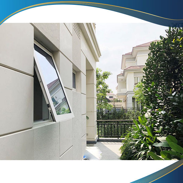 Cửa sổ mở hất 1 cánh nhà vệ sinh