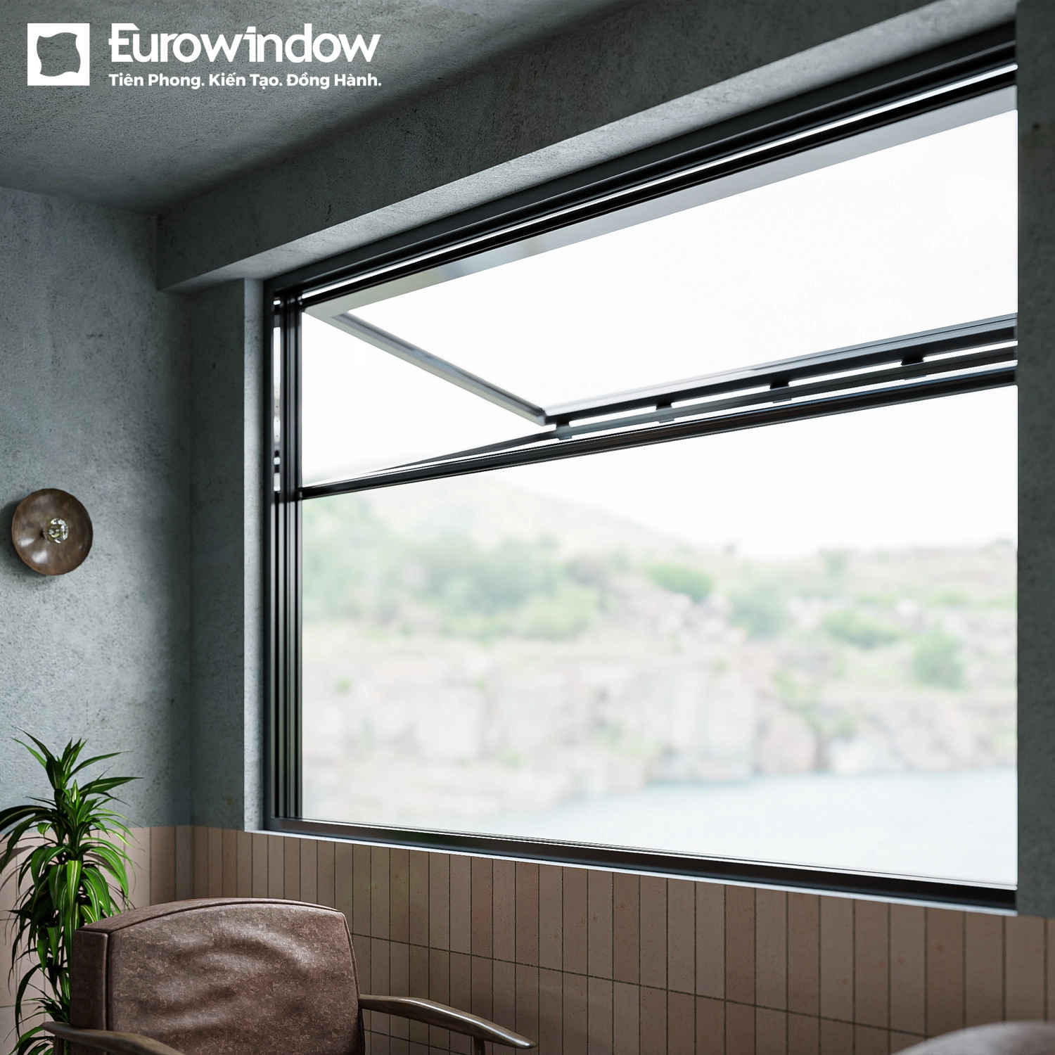 CỬA GẤP TRƯỢT DỌC TỰ ĐỘNG Eurowindow