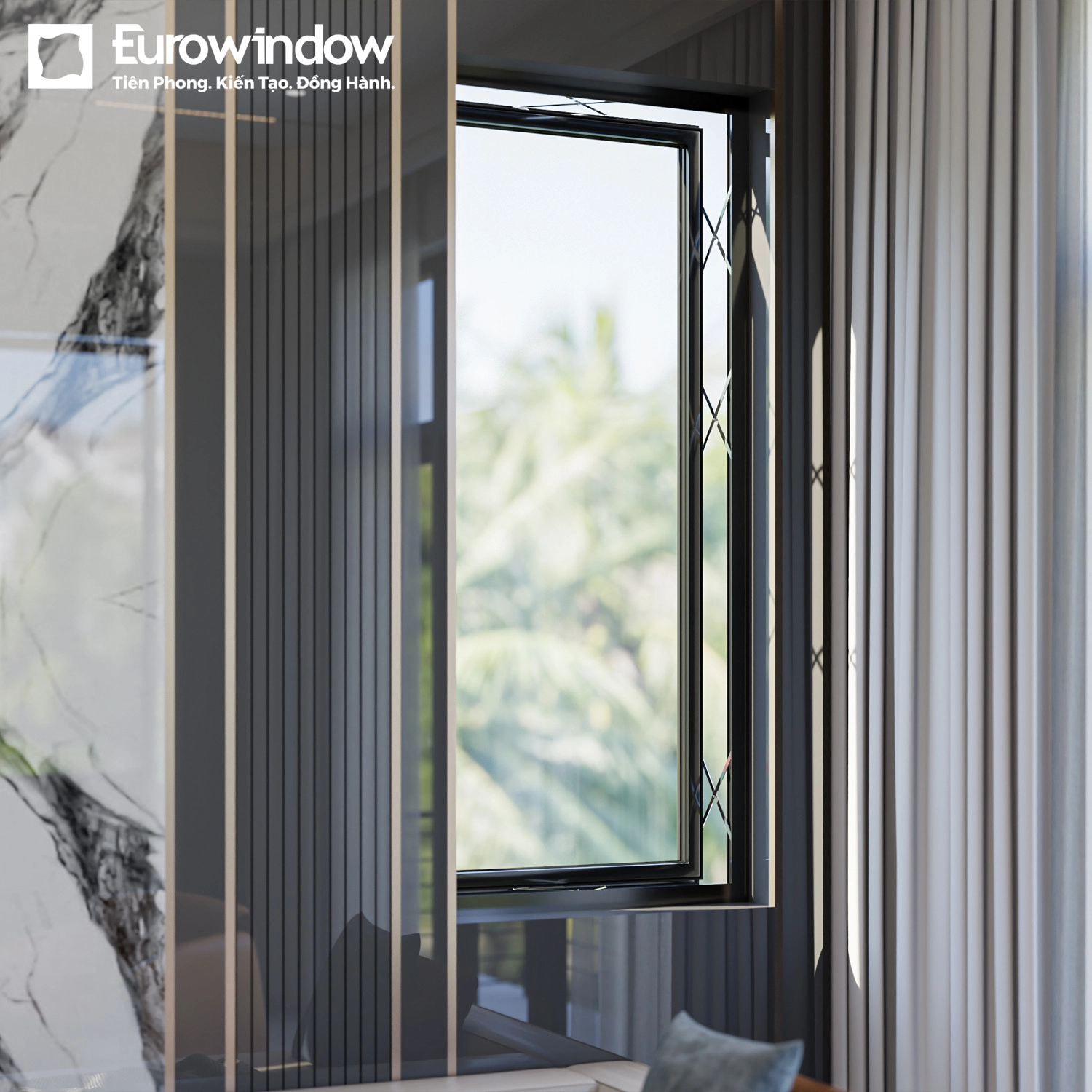 CỬA SỔ ĐẨY NGANG TỰ ĐỘNG Eurowindow