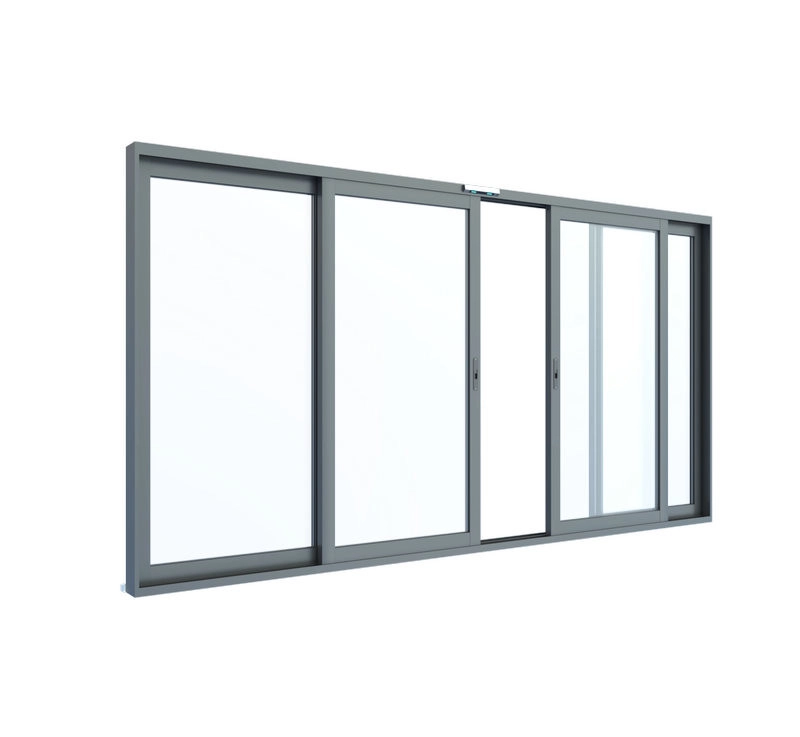 Cửa cảm ứng tự mở khi có người đến gần và tự đóng lại sau khi người dùng đi qua.