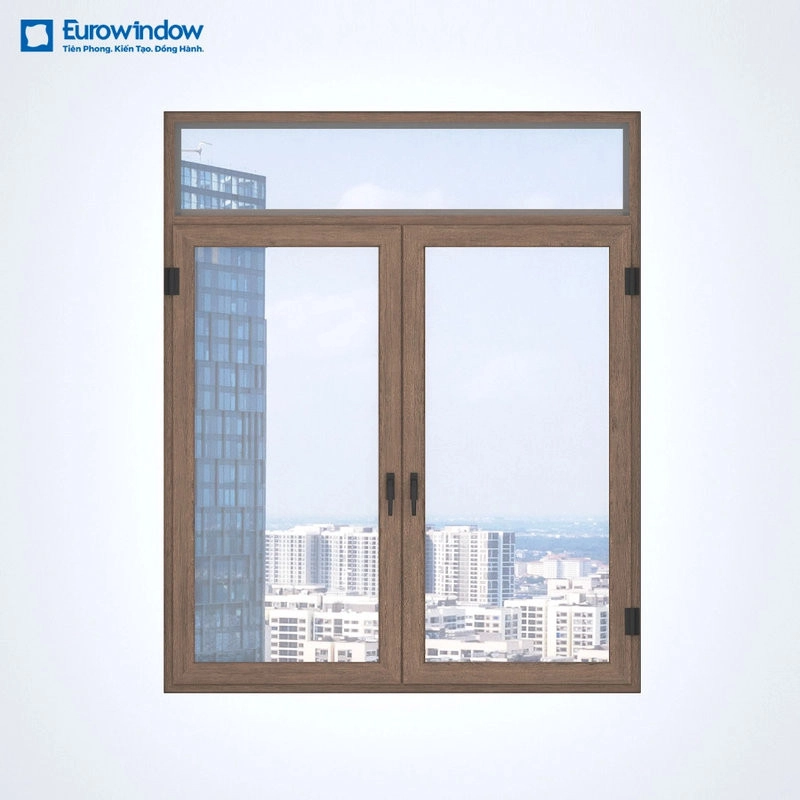 Hệ nhôm 6063-T5 giúp cửa kín khít, bền chắc và vận hành ổn định.