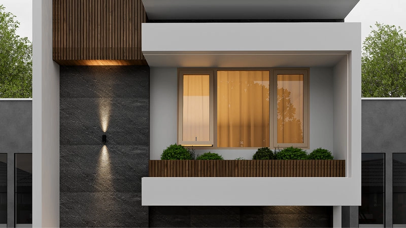 Kết cấu nhôm chắc chắn kết hợp gioăng kín khít và phụ kiện đồng bộ giúp cửa vận hành ổn định, bền bỉ theo thời gian.