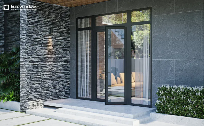 Chi phí lắp cửa nhôm còn phụ thuộc vào số lượng cánh cửa, loại kính đi kèm (Nguồn: Eurowindow)
