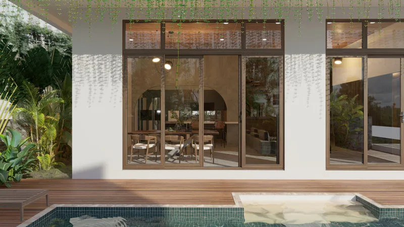 Cửa đi nhôm 4 cánh Eurowindow