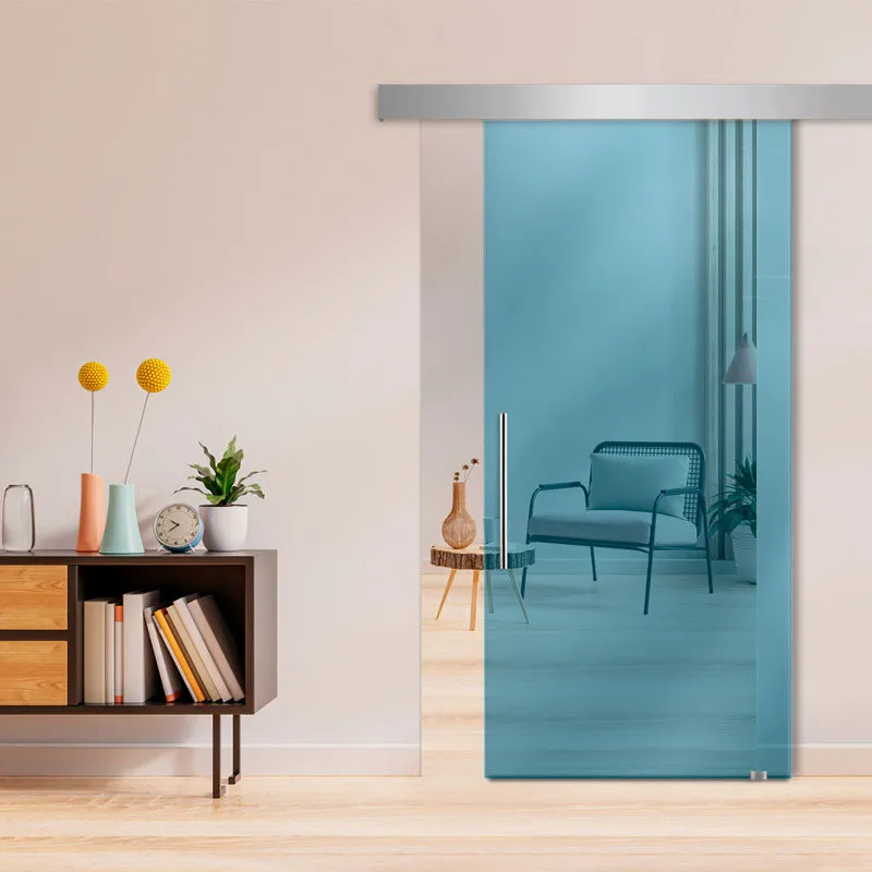 Cửa kính cường lực màu tạo điểm nhấn nổi bật cho mặt tiền và không gian nội thất (Nguồn: Internet)