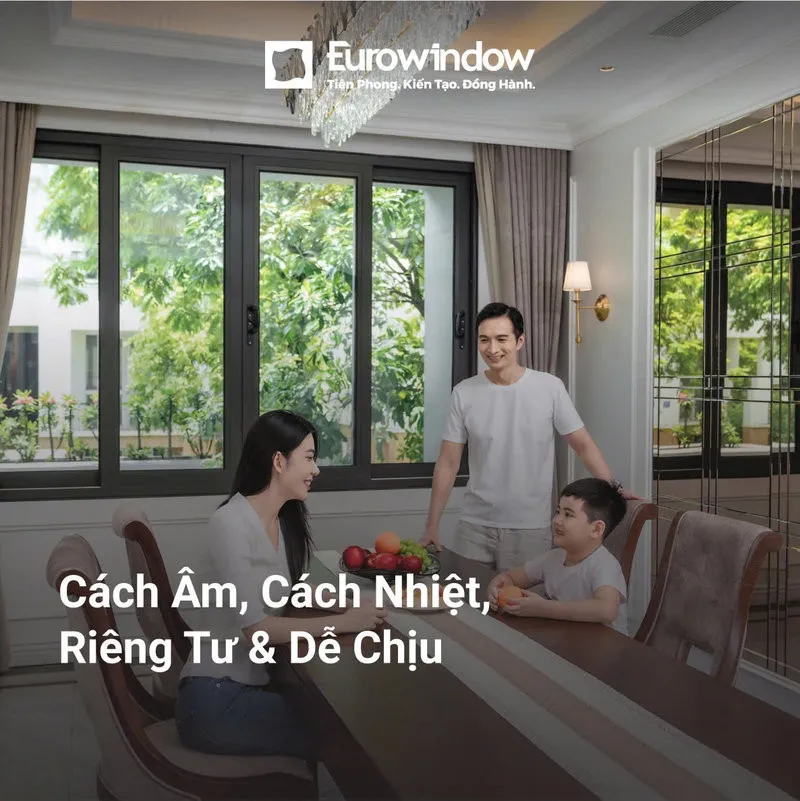 Cửa nhôm 2 cánh có ưu điểm về khẩu độ rộng, tỷ lệ cân đối, chi phí hợp lý và khả năng ứng dụng linh hoạt.