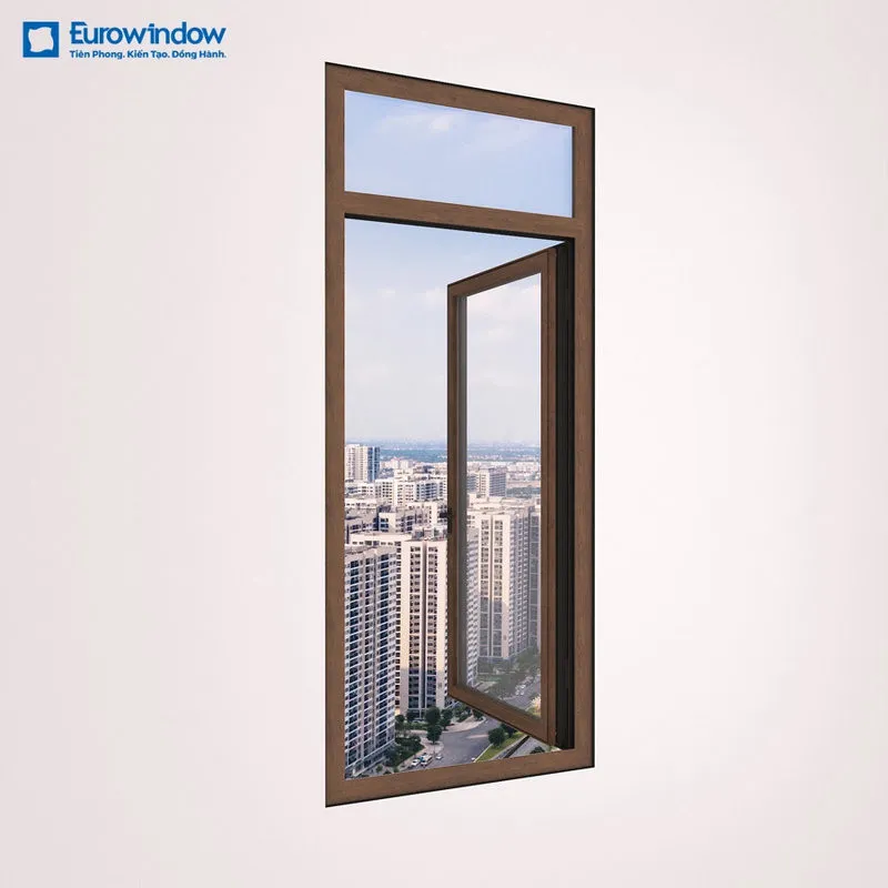 Cửa sổ nhôm 1 cánh mở quay ngoài của Eurowindow