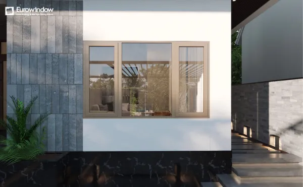 Cửa sổ nhôm kính mở hất giúp thông gió hiệu quả (Nguồn: Eurowindow)