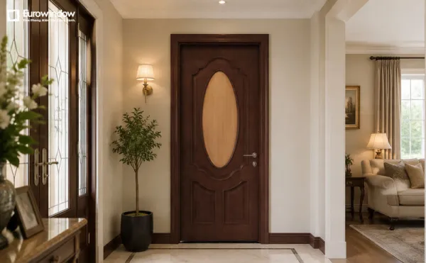 Cửa thông phòng gỗ tự nhiên đa dạng kiểu dáng, phù hợp nhiều phong cách nội thất