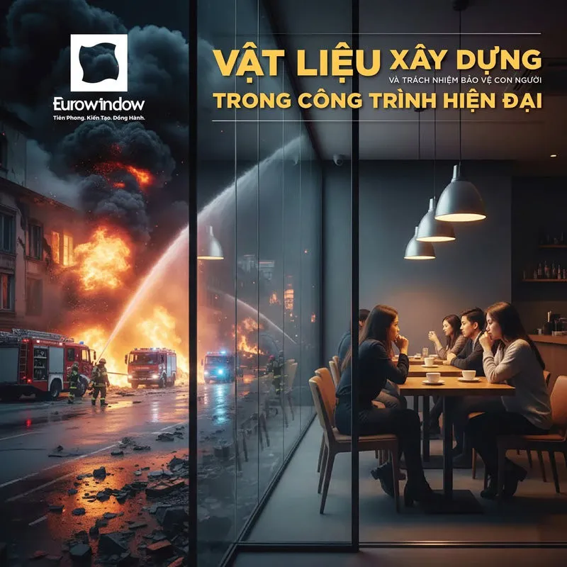 Kính chống cháy giúp kéo dài thời gian thoát hiểm và tăng an toàn cho công trình