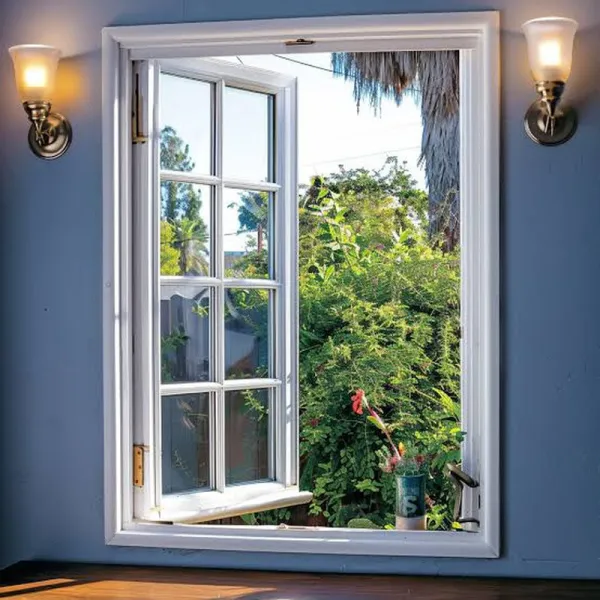 Thiết kế mở ra ngoài giúp không gian nội thất gọn gàng hơn, phù hợp các khu vực có diện tích hạn chế (Nguồn: Internet)