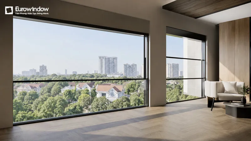 Automatic Vertical Sliding Glass Partition
