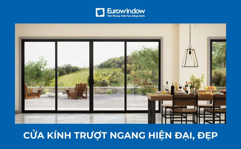 Báo giá cửa kính trượt ngang & tư vấn mẫu mã, kinh nghiệm chọn