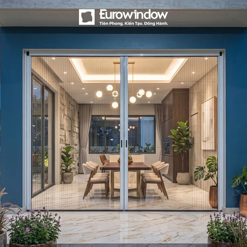 Chọn cửa nhôm kính theo kích thước chuẩn phong thủy và đảm bảo công năng (Nguồn: Eurowindow)