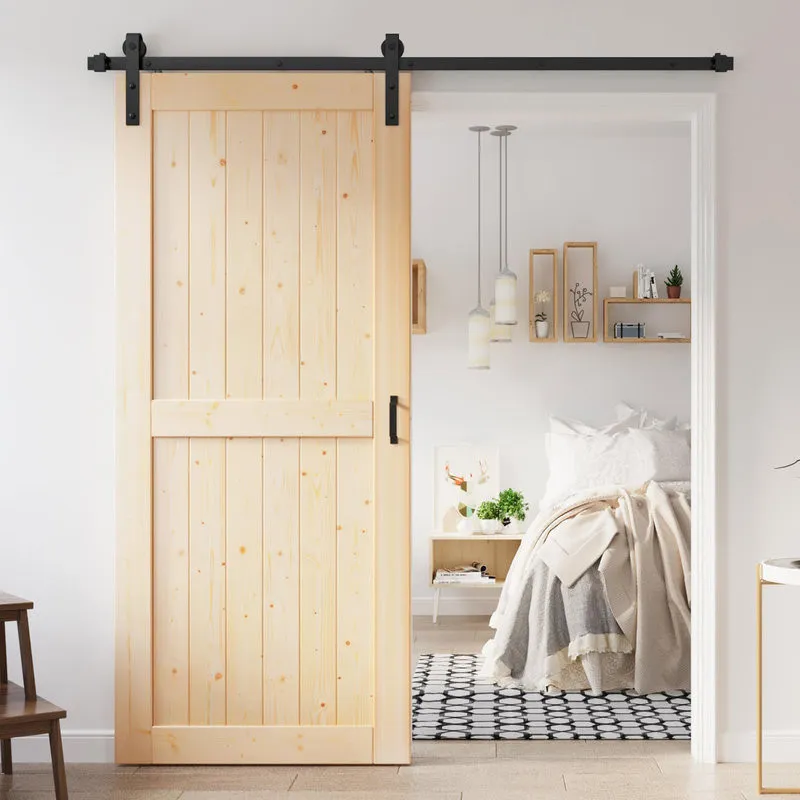 Cửa gỗ trượt màu nâu sáng giúp đồng bộ với nội thất gỗ có tông màu nhẹ (Nguồn: Internet)