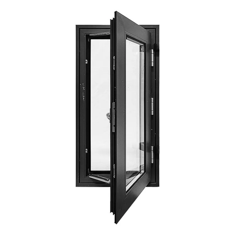 Cửa sổ nhôm 1 cánh mở quay trong có thể lắp phòng bếp