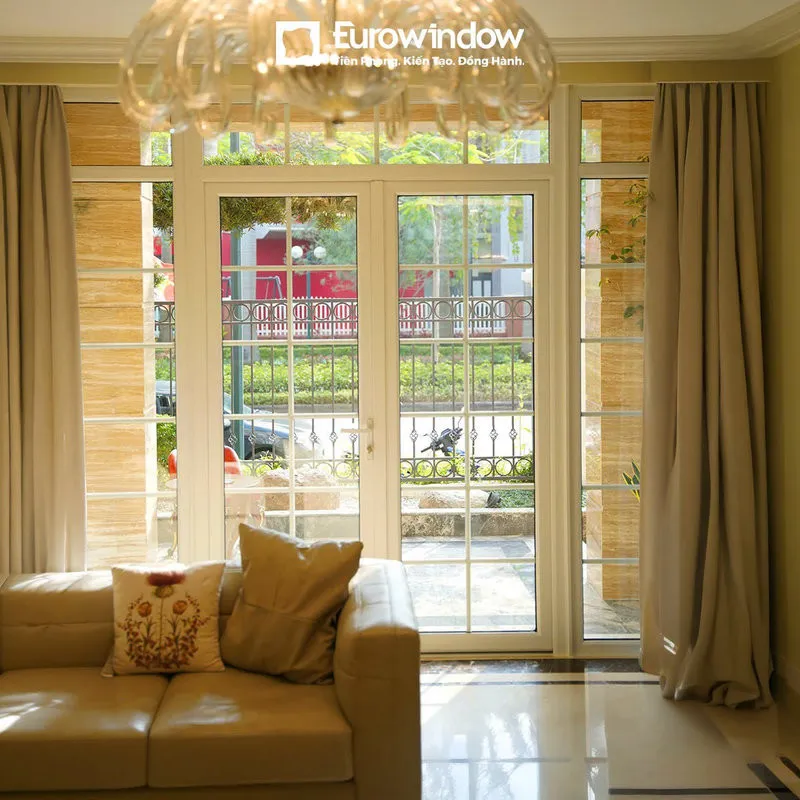 Cửa uPVC Eurowindow đảm bảo an toàn cháy, giảm thiểu tối đa sự lan truyền ngọn lửa khi gặp biến cố hỏa hoạn, cháy nổ