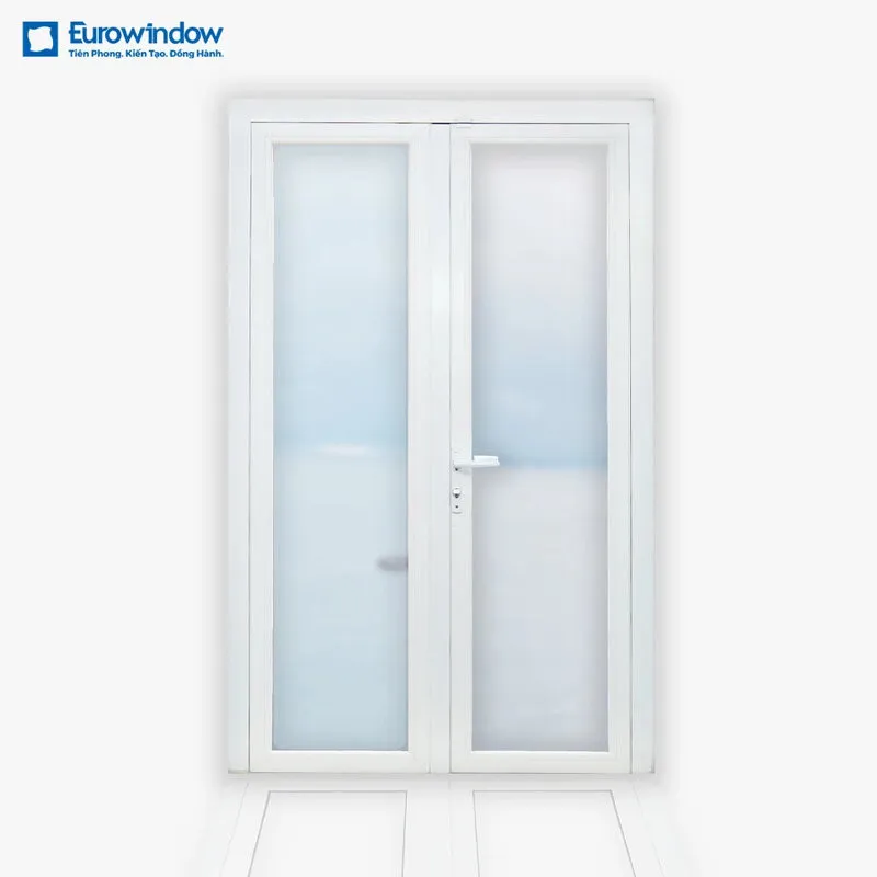 Double-leaf outward-opening uPVC door (Source: Internet)