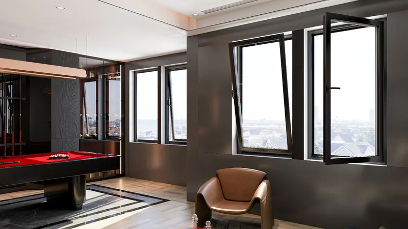Eurowindow aluminum windows offer diverse colors, glass types, and hardware options.