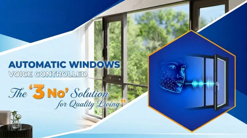 Eurowindow’s voice-controlled automatic window provides a convenient and flexible smart living experience.