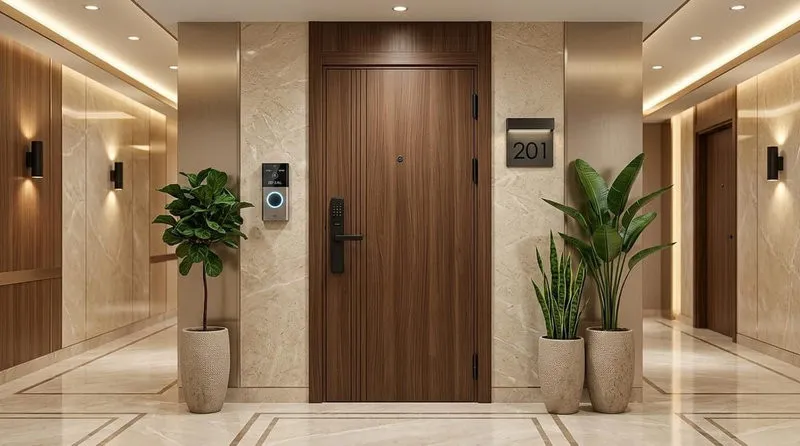 Kiểu dáng và màu sắc cửa góp phần tạo điểm nhấn ấn tượng cho không gian sống (Nguồn: Internet)