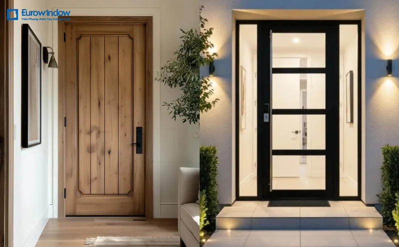 Mỗi loại cửa mang lại phong cách phù hợp cho từng không gian (Nguồn: Eurowindow)