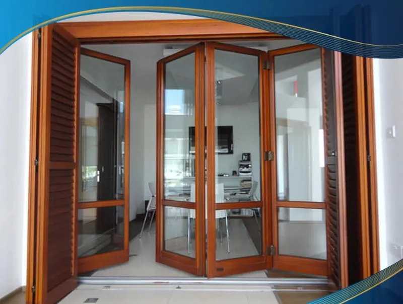 Nhà lớn chọn cửa đi chính có nhiều cánh tạo sự thông thoáng