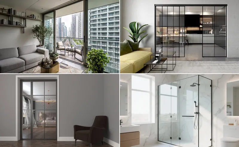 Những vị trí lắp đặt kính phổ biến ở chung cư (Nguồn: Eurowindow)