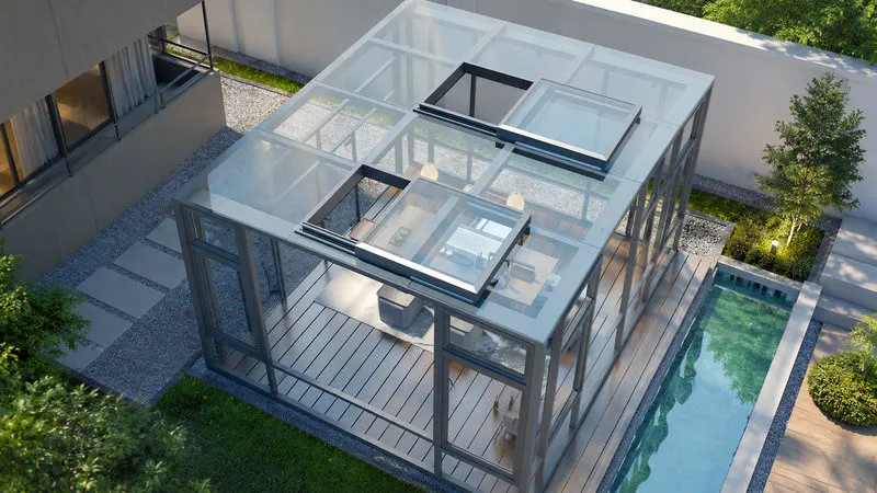 Skylight Glass Roof Window
