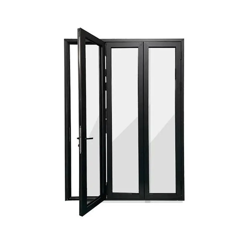 Thiết kế cửa nhôm 3 cánh mở quay dành cho những căn nhà nhỏ nhưng muốn cửa lớn, thông thoáng