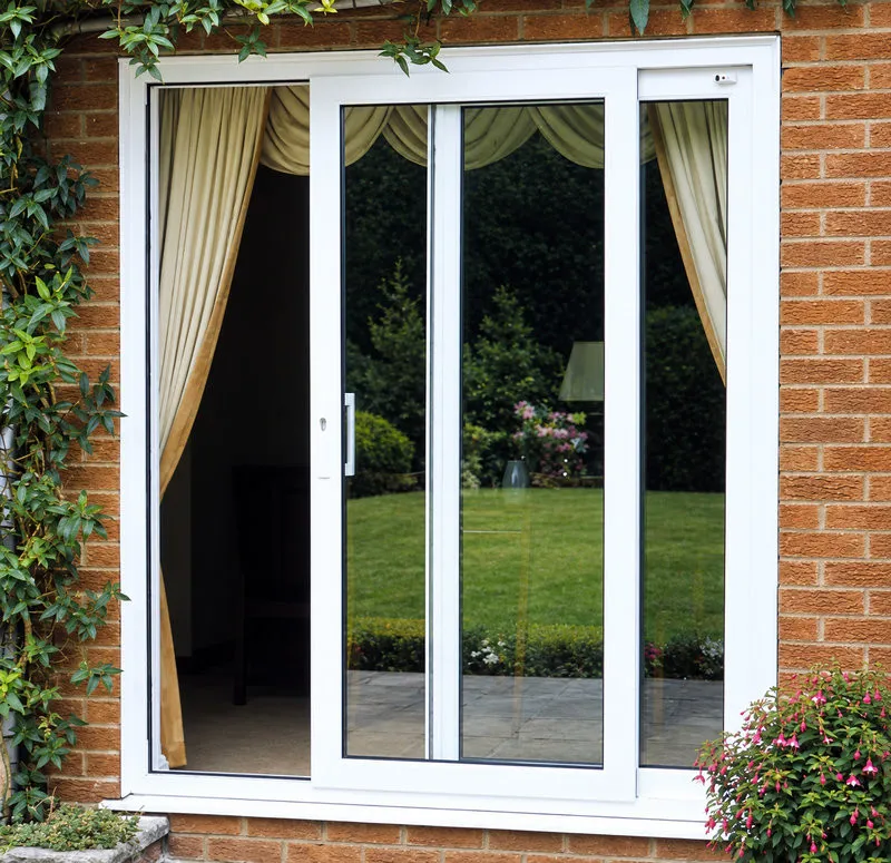 Two-panel sliding uPVC door (Source: Internet)