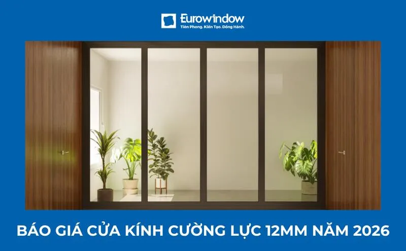 Báo giá trọn bộ cửa kính cường lực 12mm chi tiết