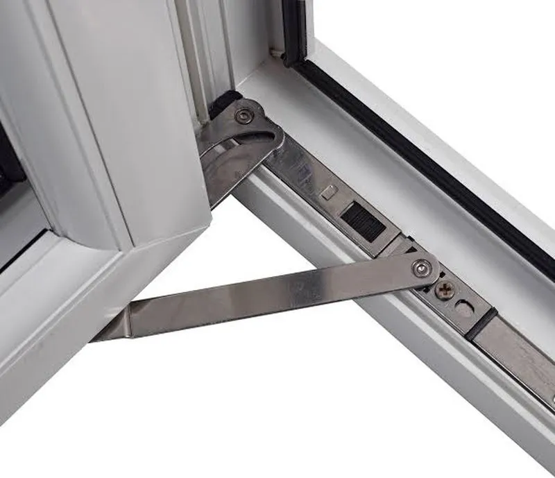 Cửa sổ uPVC 1 cánh mở quay ngoài có thanh hạn vị chống va đập