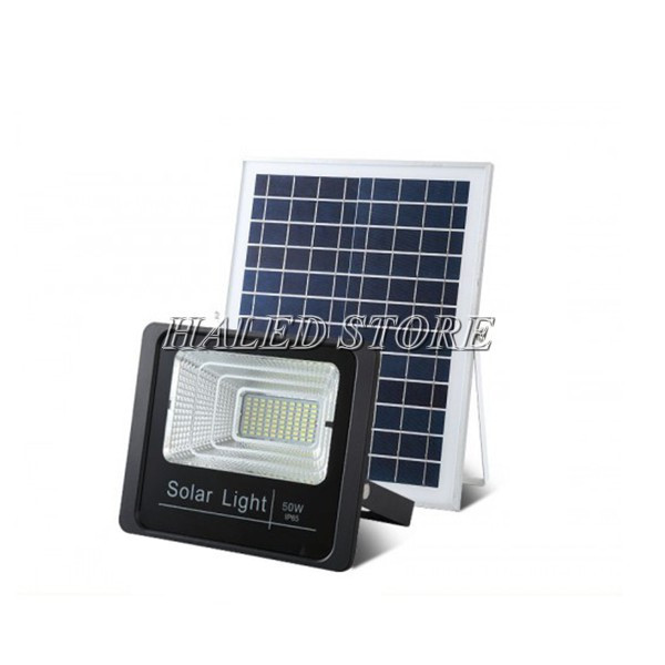 Mẫu đèn pha năng lượng mặt trời 50w thương hiệu HALEDCO