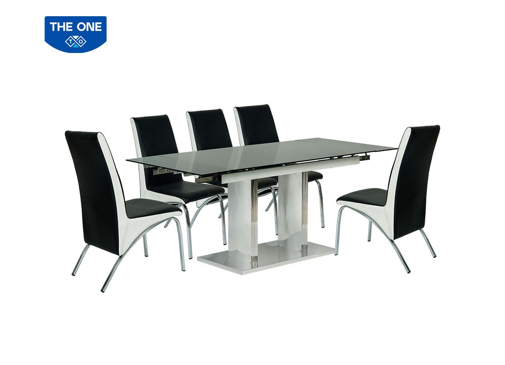 Bàn ghế ăn khung thép