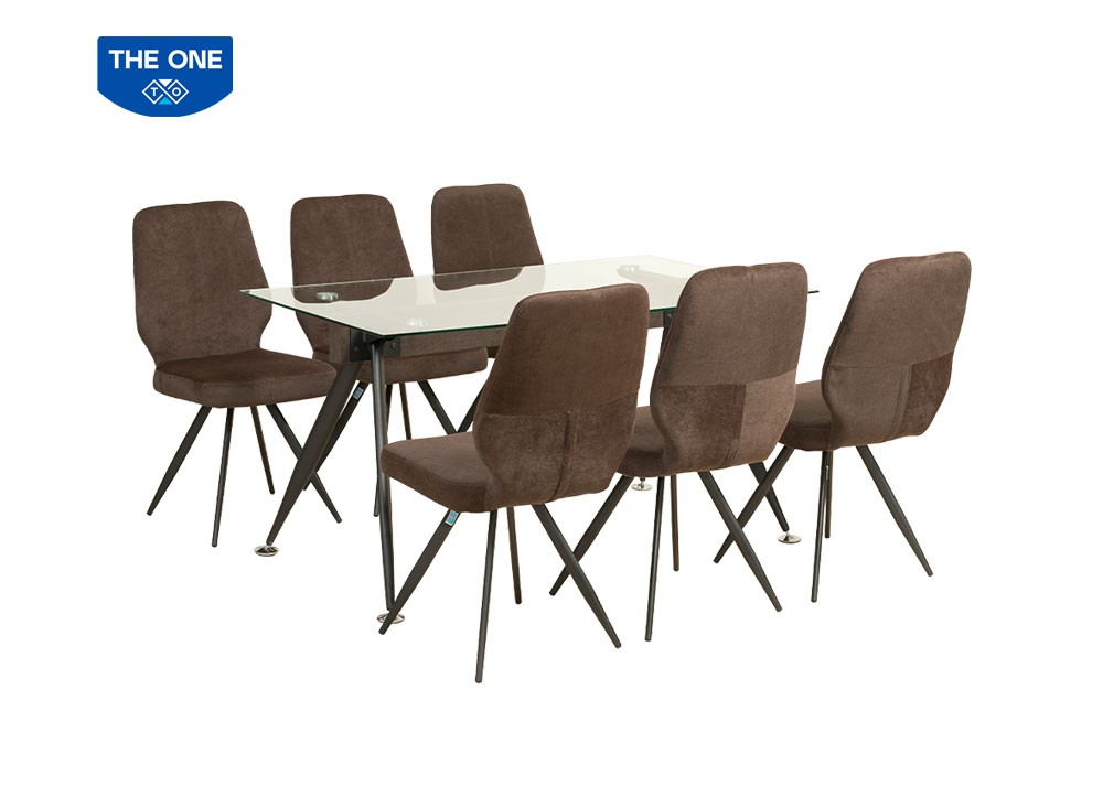 Bàn ghế ăn khung thép